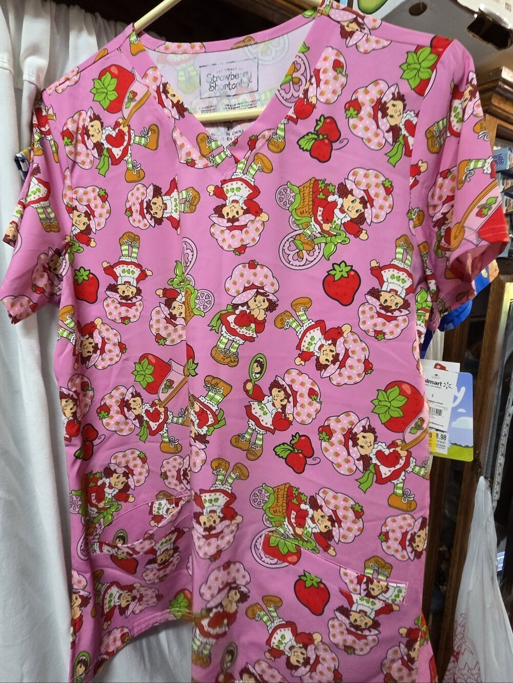 3 Scrub Tops - Picture 2 of 6